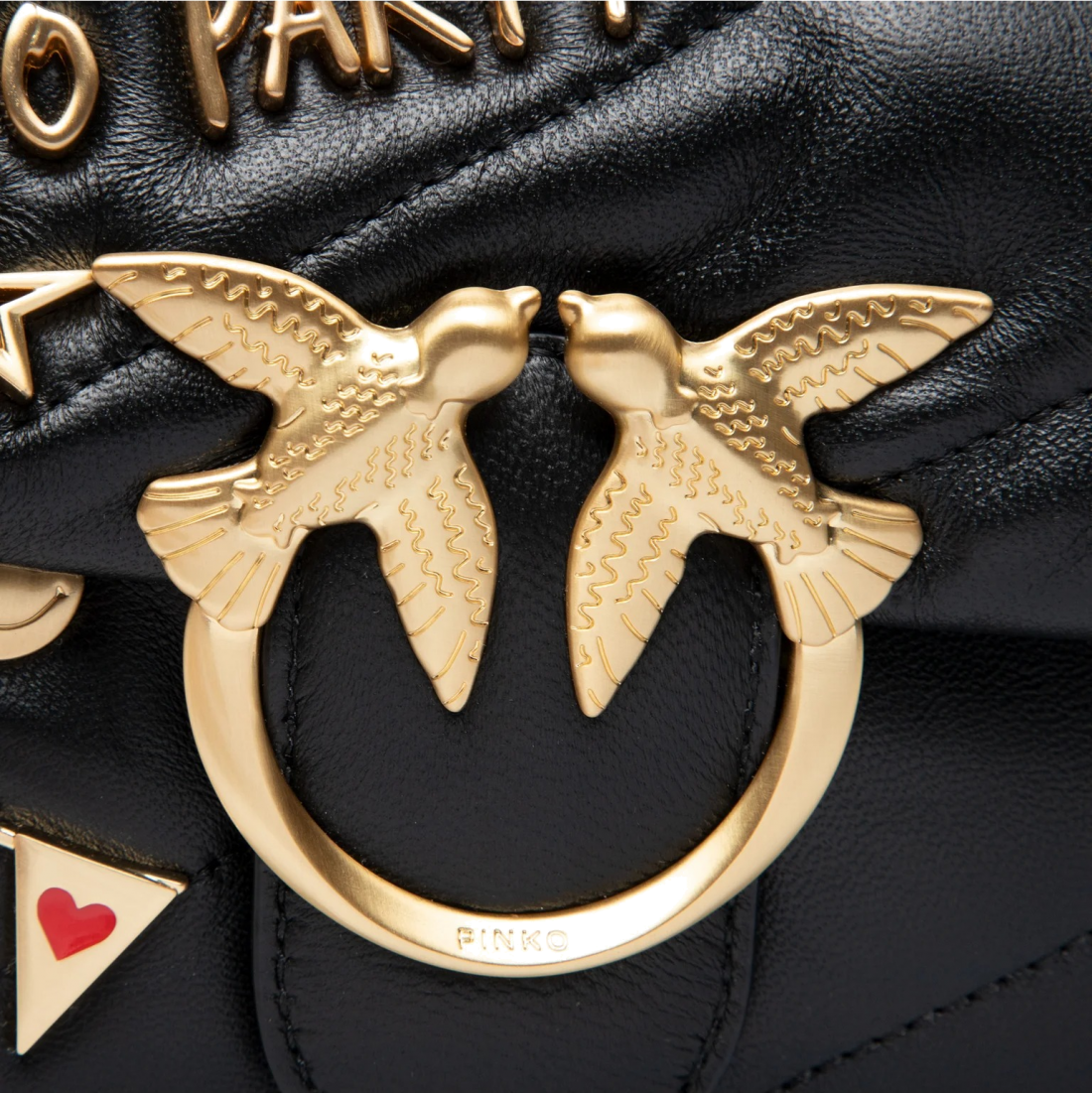 Sac à main Pinko Love Mini Puff Party - No Pinko No Party - Noir vue 4