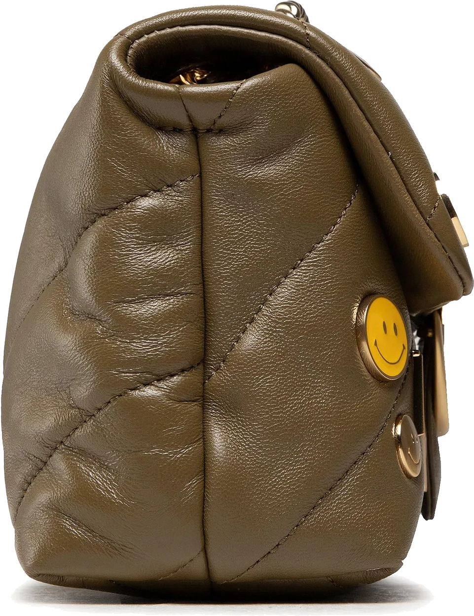 Sac à main Pinko Love Mini Puff Party - No Pinko No Party - Vert vue 3