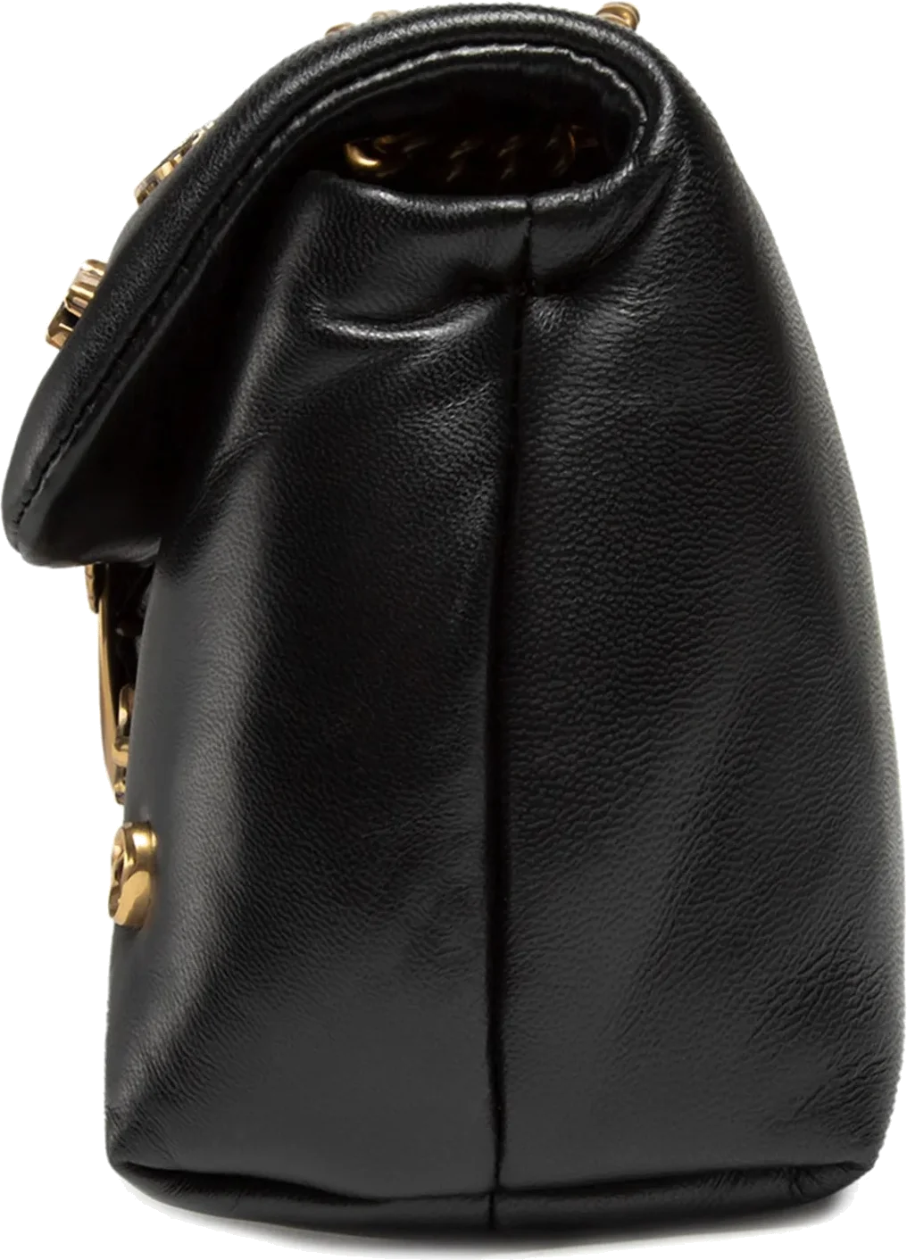 Sac à main Pinko Love Mini Puff Summer Pins en cuir noir - Réf. 107021-BLACK vue 3