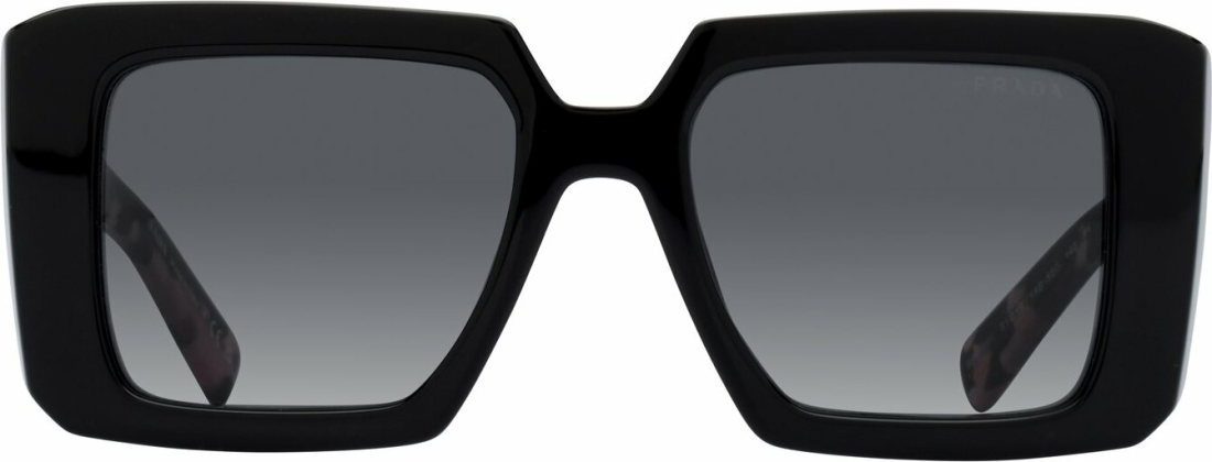 Lunettes de soleil Prada PR 23YS en acétate - Rose vue 3