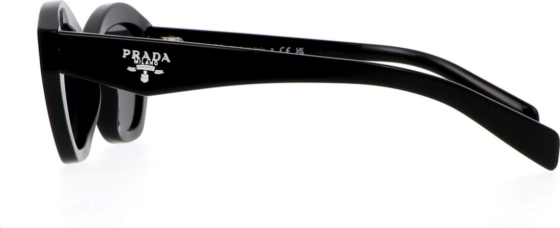 Lunettes de Soleil Prada PR A02S cat eye en acétate - Noir vue 2