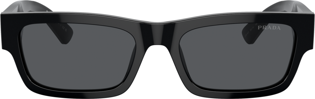 Lunettes de soleil Prada PR A03S en acétate - Noir