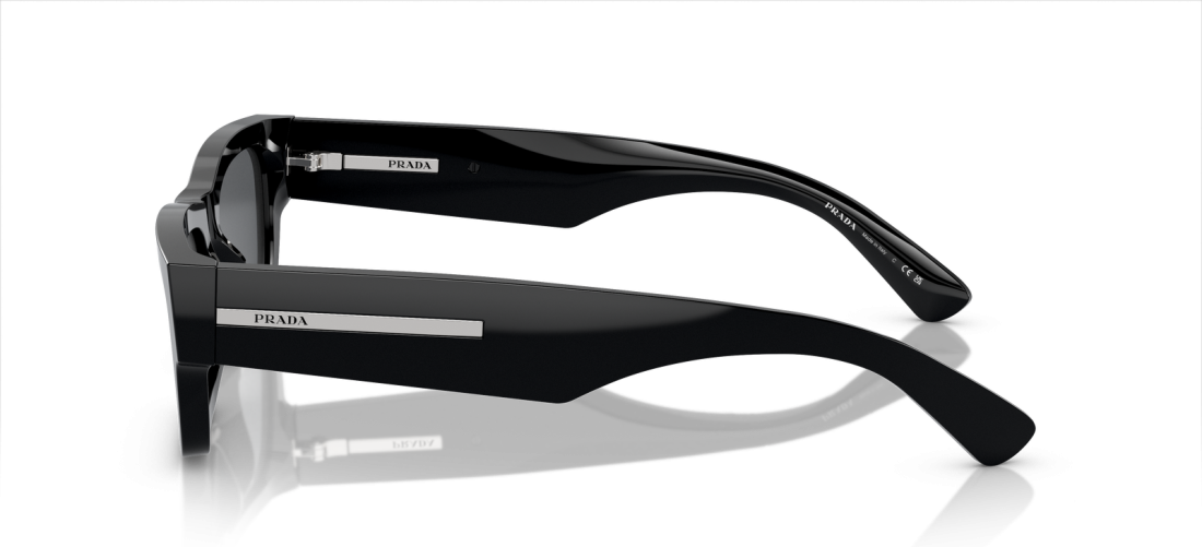 Lunettes de soleil Prada PR A03S en acétate - Noir vue 3