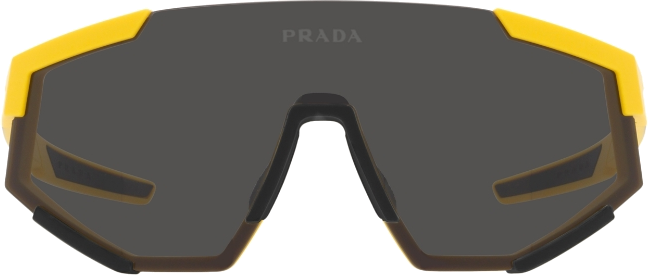 Lunettes de soleil masque Prada Linea Rossa SPS04W - Jaune vue 2