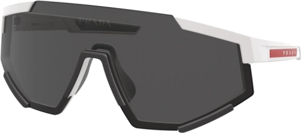 Lunettes de Soleil Prada PR A02S - Monture acétate noir forme œil-de-chat unisexe vue 2