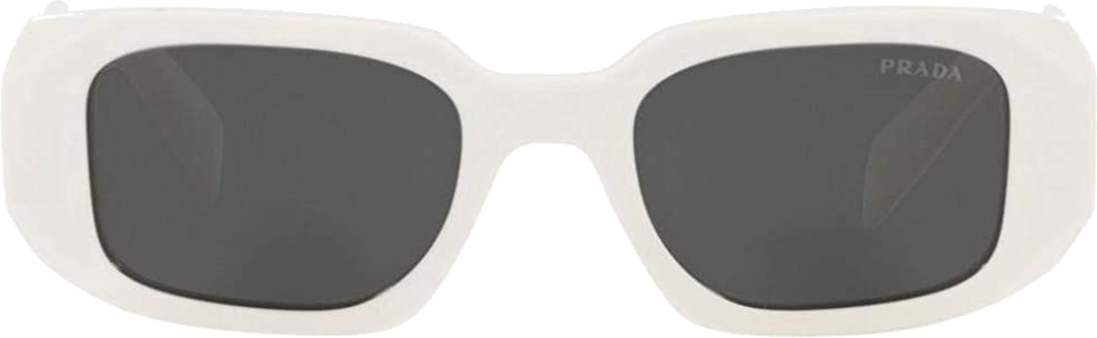 Lunettes de soleil Prada Symbole PR 17WS - Monture rectangulaire en acétate pour femme vue 4