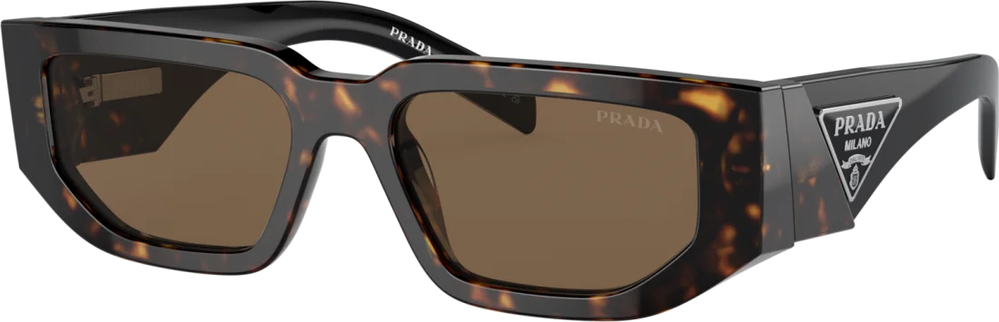 Lunettes de soleil Prada PR 09ZS 2AU06B écaille brun foncé pour femme