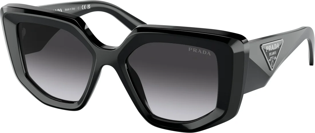 Lunettes de soleil Prada PR 14ZS 1AB09S - Acétate noir - Femme