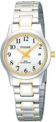 Montre Pulsar PH7149X1 pour Femme, Cadran Blanc et Bracelet Acier Argent
