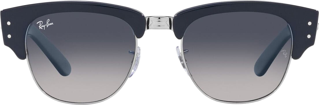 Lunettes de soleil Ray-Ban Mega Clubmaster RB0316S 1366/78 bleues - 53-21 vue 2