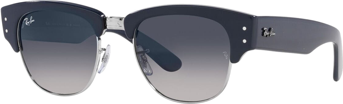 Lunettes de soleil Ray-Ban Mega Clubmaster RB0316S 1366/78 bleues