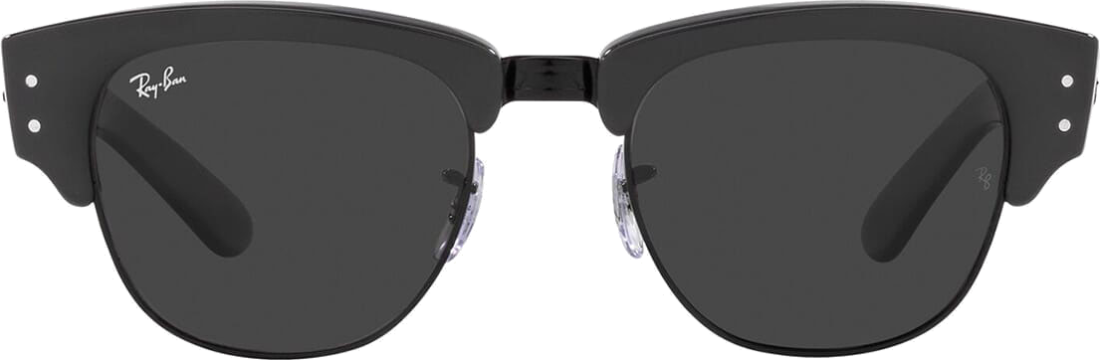 Lunettes de soleil Ray-Ban Mega Clubmaster RB0316S 1367/48 grises - 53-21 vue 2