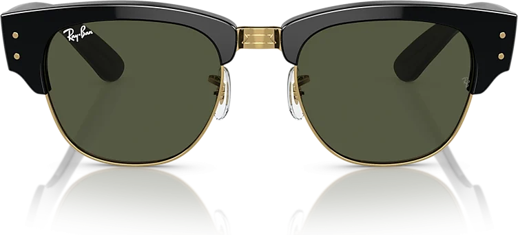 Lunettes de soleil Ray-Ban Mega Clubmaster RB0316S 901/31 - Noir - Unisexe vue 3