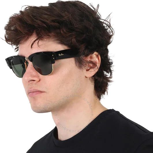 Lunettes de soleil Ray-Ban Mega Clubmaster RB0316S 901/31 - Noir - Unisexe vue 4