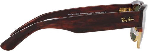 Lunettes de soleil Ray-Ban Mega Clubmaster RB0316S 990/31 écaille de tortue - 53-21 vue 3