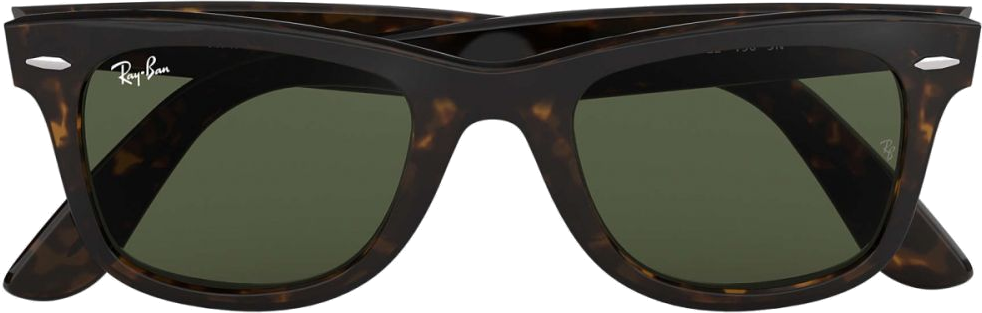 Lunettes de soleil Ray-Ban Wayfarer RB2140 902 écaille G-15 - 50-22 vue 2