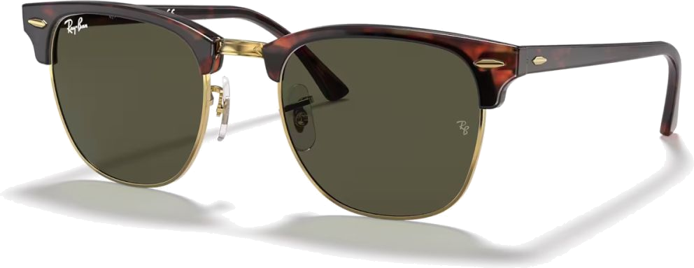 Lunettes de soleil Ray-Ban Clubmaster RB3016 W0366 Ecaille - 51-21