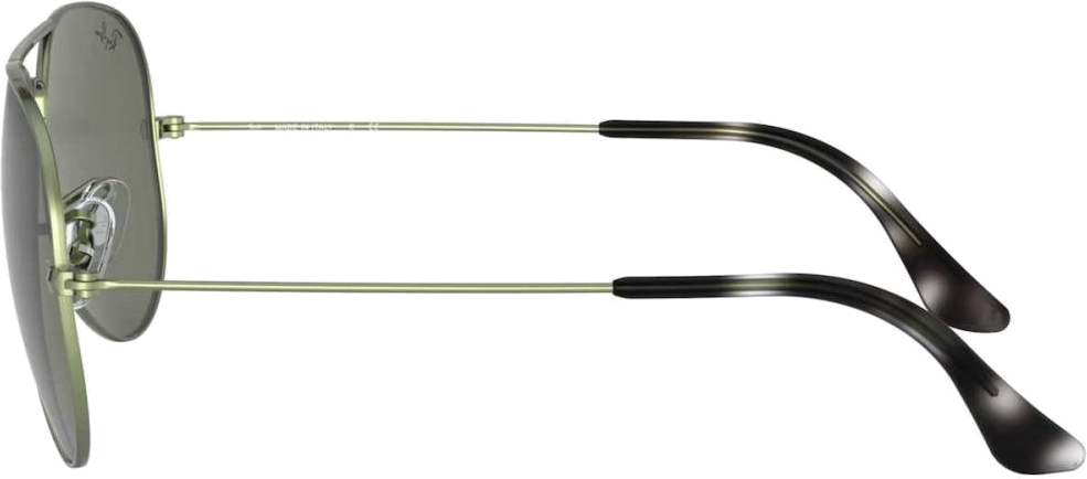 Lunettes de soleil Ray-Ban Aviator RB3025 9190/31 métal gris mat G-15