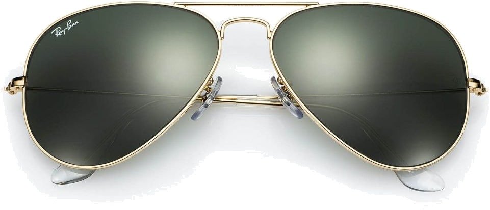 Lunettes de soleil Ray-Ban Aviator RB3025 L0205 monture dorée forme pilote - 62-14 vue 2