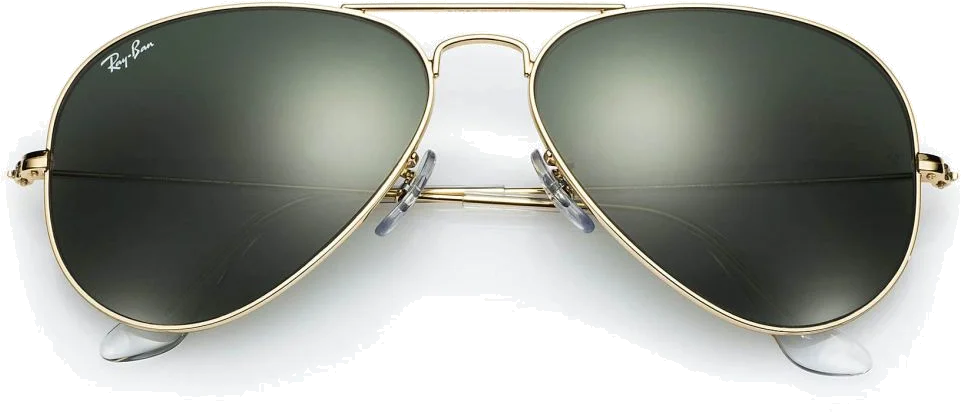 Lunettes de soleil Ray-Ban Aviator RB3025 L0205 - Monture dorée unisexe vue 2