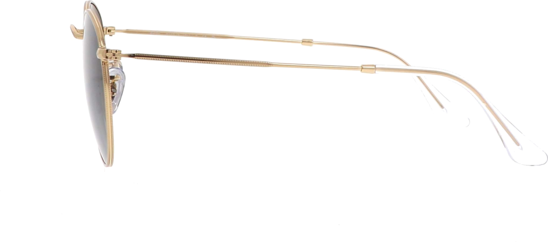 Lunettes de soleil Ray-Ban Round Metal RB3447 001/71 Rondes dorés or - 50-21 vue 3