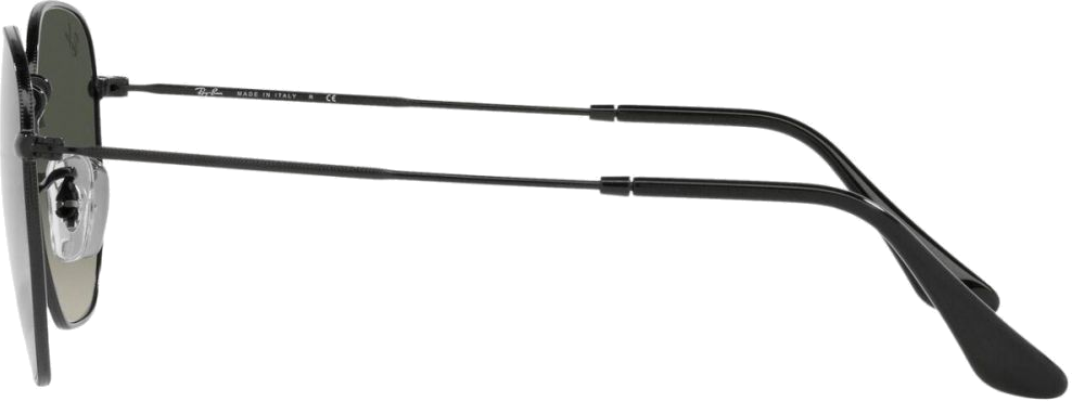 Lunettes de soleil Ray-Ban Hexagonal Flat Lenses RB3548 002/71 noir dégradés - 54-21 vue 2