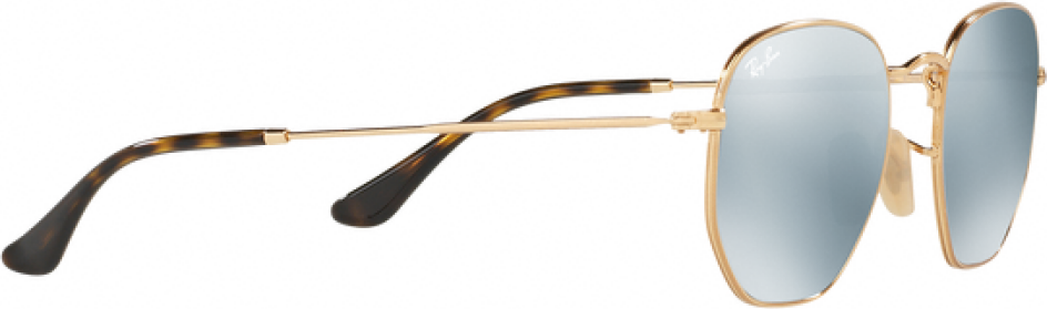 Lunettes de soleil Ray-Ban RB3548N 001/30 - Monture or doré - Modèle unisexe vue 2