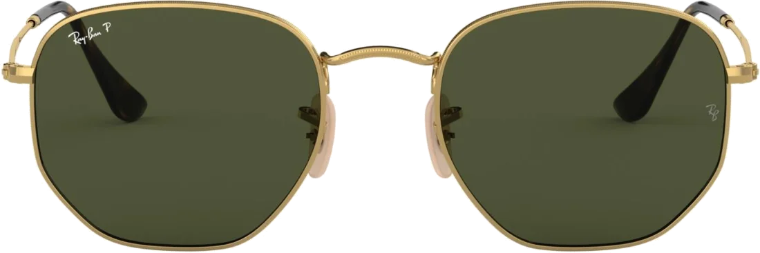 Lunettes de soleil Ray-Ban RB3548N 001/58 - Monture dorée unisexe - Verres polarisés gris vue 2