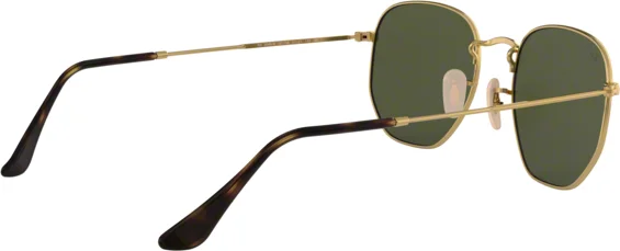 Lunettes de soleil Ray-Ban RB3548N 001/58 - Monture dorée unisexe - Verres polarisés gris vue 3