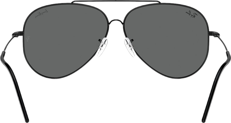 Lunettes de soleil Ray Ban RBR0101S 002/GR Lenny Kravitz X Reverse Aviator noires - 62-11 vue 4
