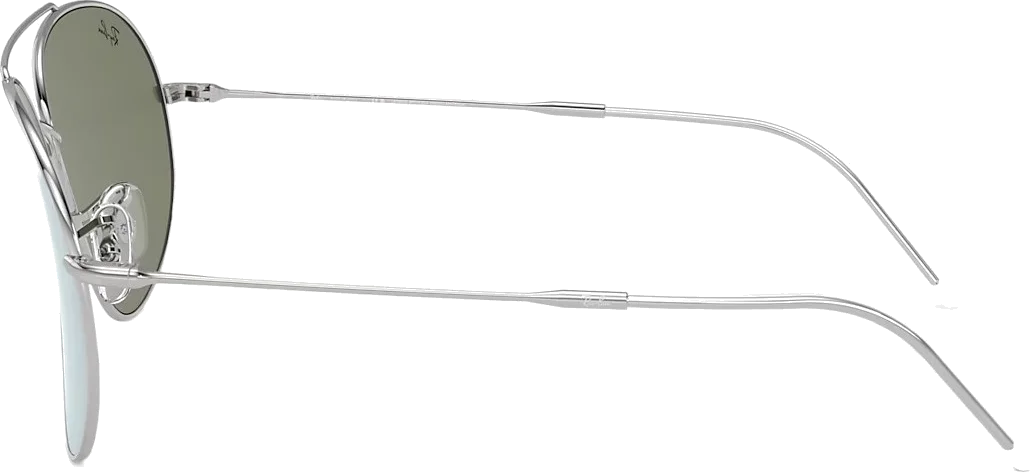 Lunettes de soleil Ray-Ban Reverse Aviator argent RBR0101S 003/30 - Modèle Unisexe Lenny Kravitz vue 3