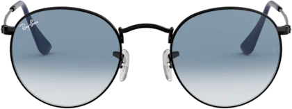 Lunettes de soleil Ray-Ban Round Metal RB3447 006/3F - Noir mat - Unisexe vue 2