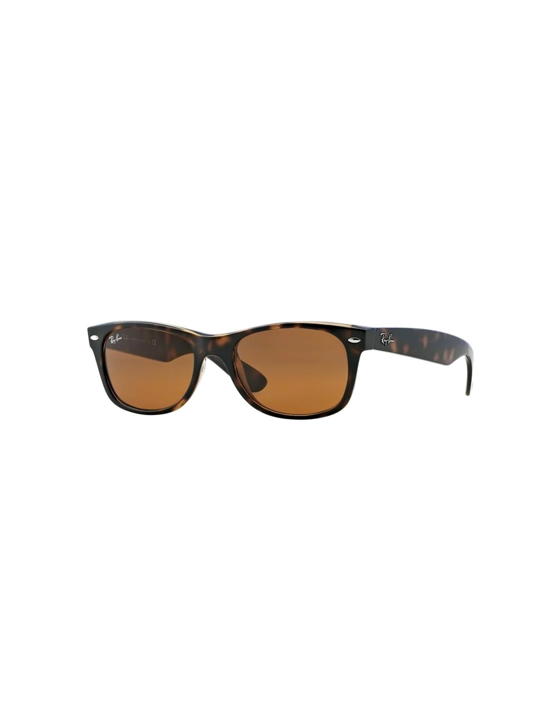 Lunettes de soleil Ray-Ban New Wayfarer RB2132 710 - Monture écaille havana unisexe