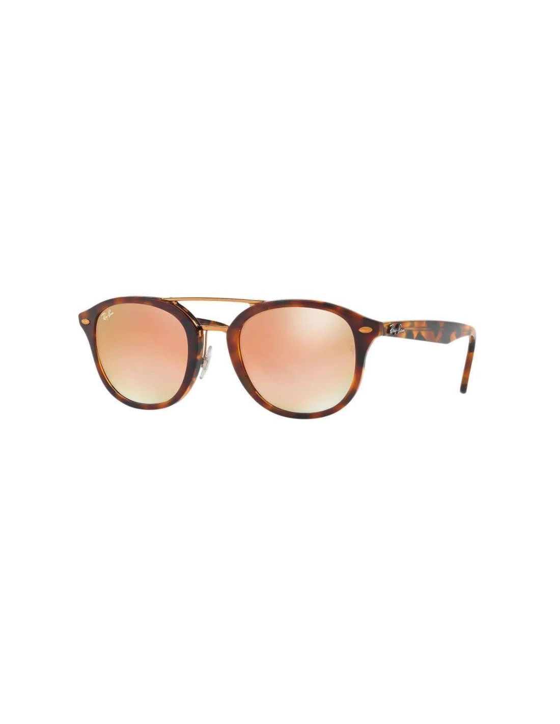 Lunettes de soleil Ray-Ban Highstreet RB2183 1127B9 Rose dégradé miroir