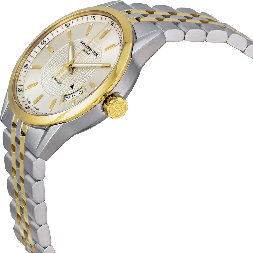 Montre Homme Raymond Weil 2770-STP-65021 Or Rose vue 3