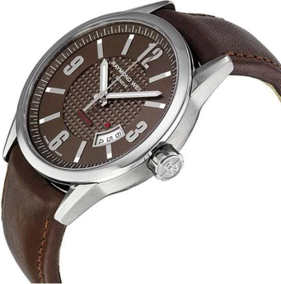 Montre Homme Raymond Weil Freelancer 2730-STC-05707 Marron vue 3