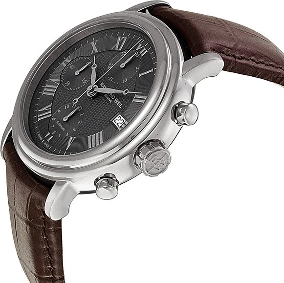 Montre Homme Raymond Weil Maestro 7737-STC-00609 Marron vue 2