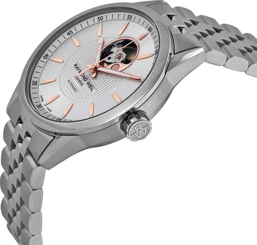 Montre Homme Raymond Weil Freelancer 2710-ST5-65021 Gris vue 3
