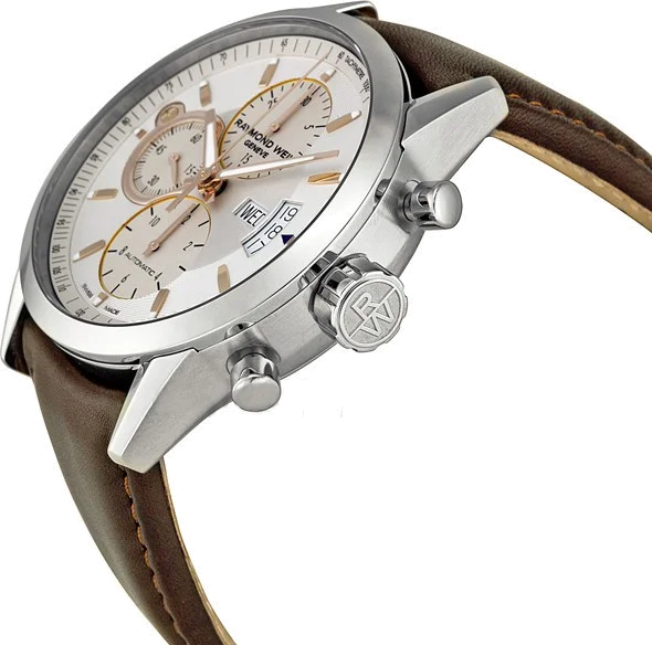 Montre Homme Raymond Weil Freelancer 7730-STC-65025 Marron vue 3