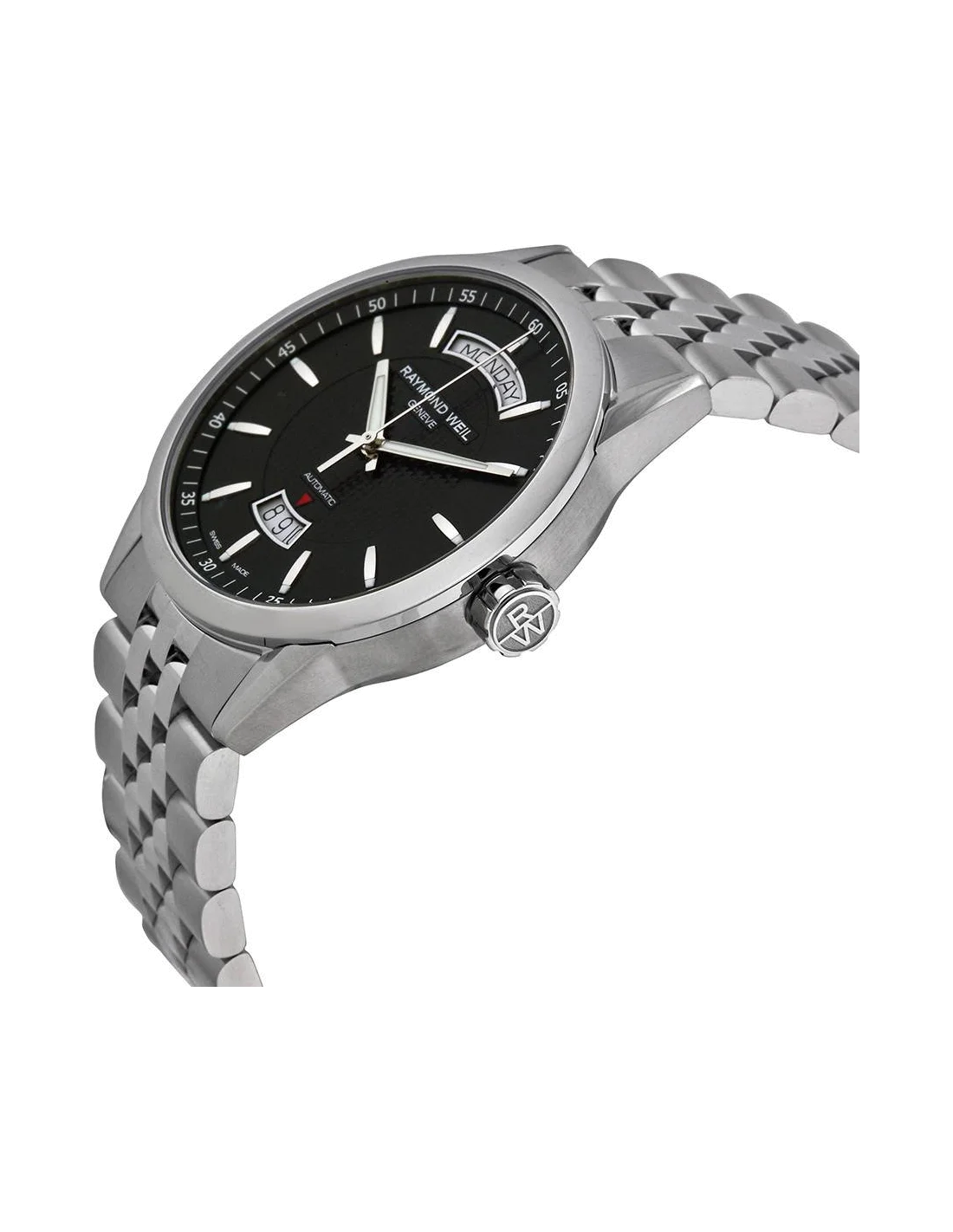 Montre Homme Raymond Weil Freelancer 2720-ST-20021 Cadran Noir Acier vue 2