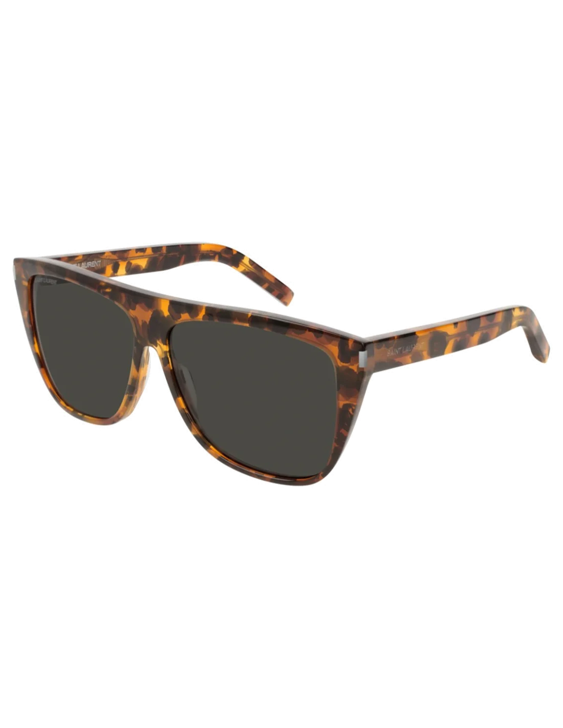 Lunettes de soleil Saint Laurent New Wave SL 1 - Havana vue 2