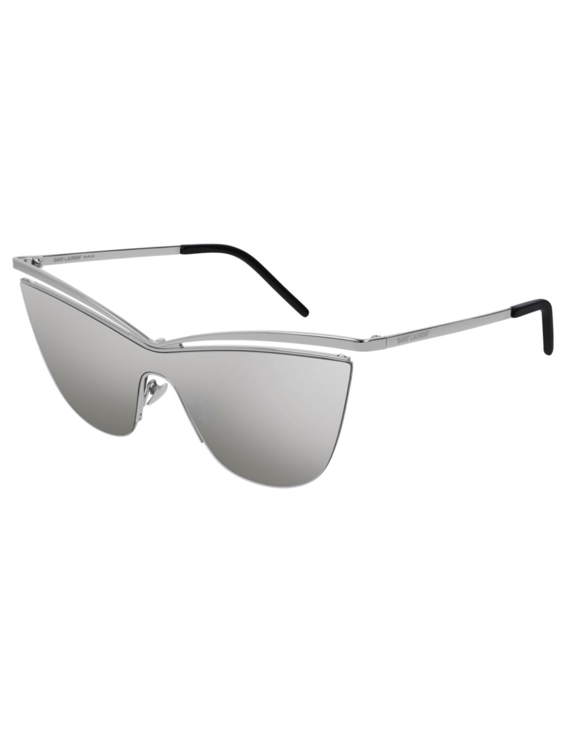 Lunettes de soleil Saint Laurent New Wave SL 249 - Argent - Argent