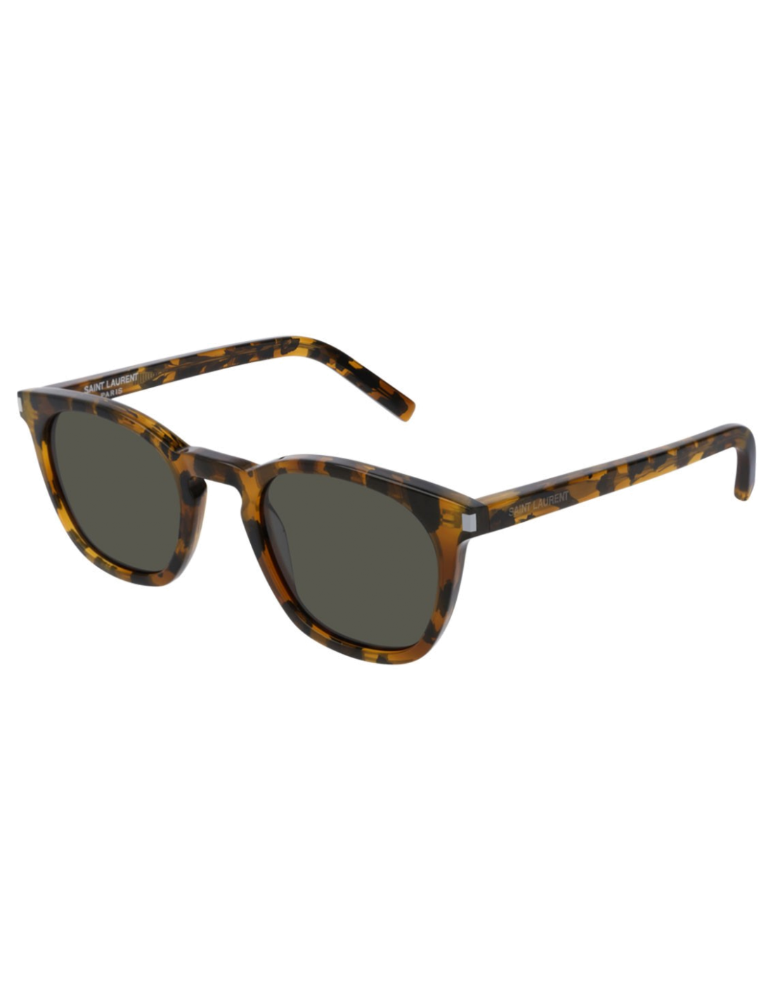 Lunettes de soleil Saint Laurent Classic SL 28 - 49-23 / Gris - Havana