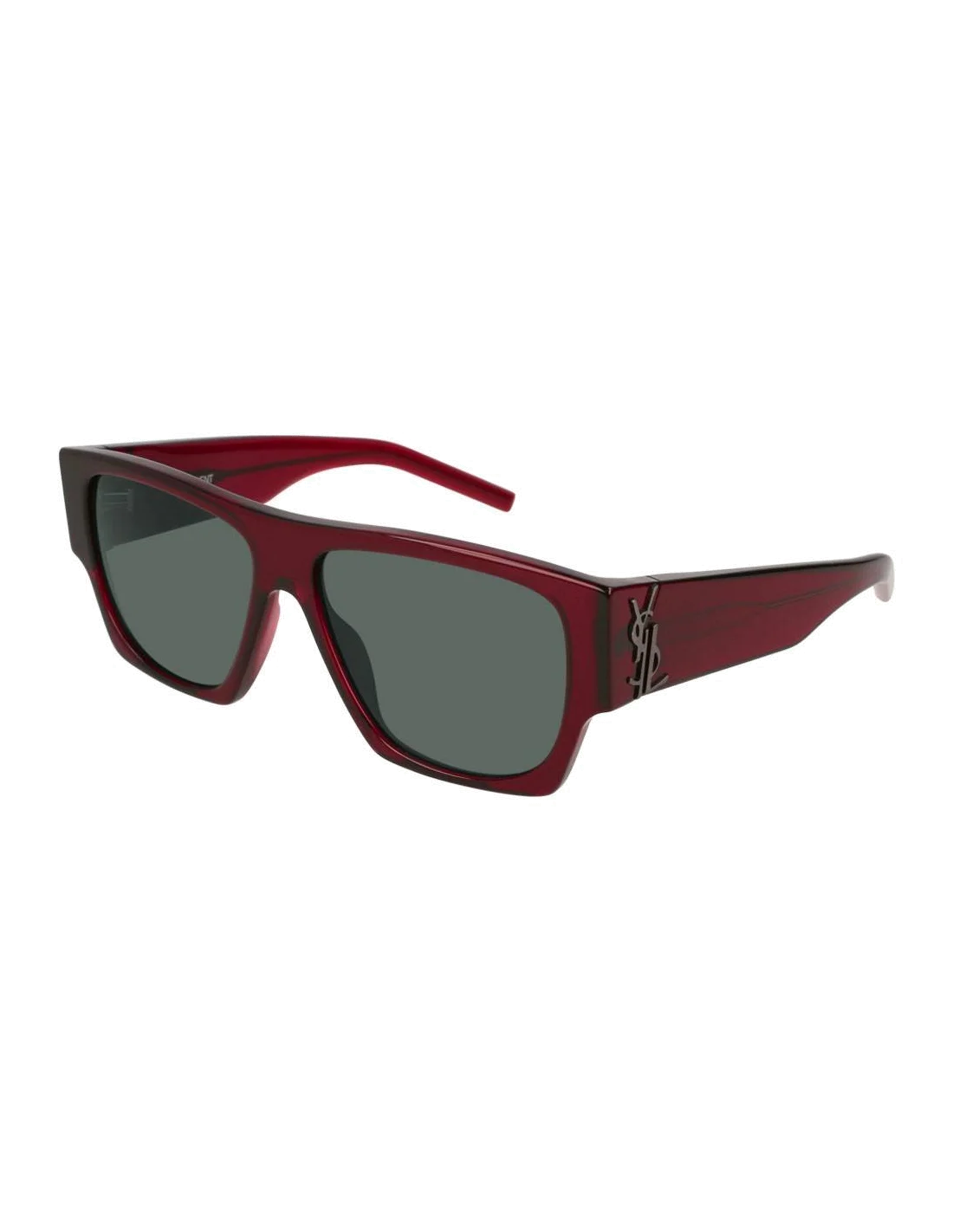 Lunettes de soleil Saint Laurent Monogram SL M17 - Bordeaux