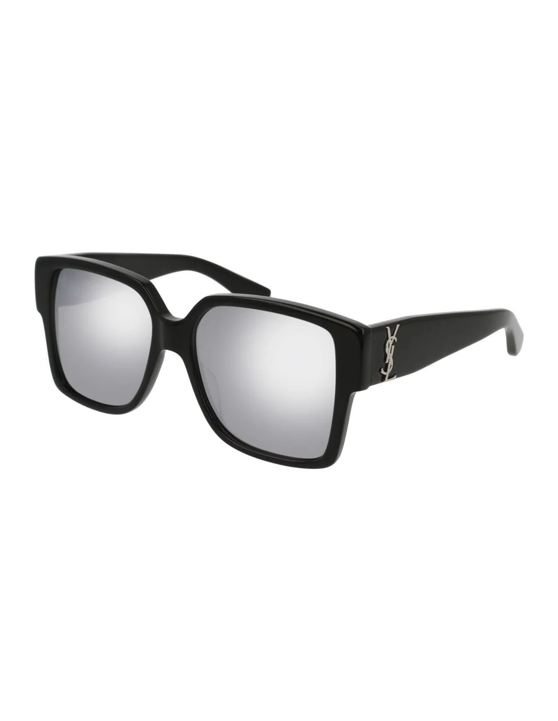 Lunettes de soleil Saint Laurent Monogram SL M9 - Noir