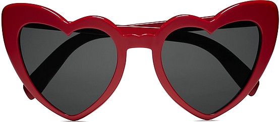 Lunettes de soleil Saint Laurent SL181 Loulou New Wave - Forme cœur acétate pour femme vue 3