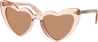 Lunettes de soleil Saint Laurent SL181 Loulou New Wave - Forme cœur acétate pour femme vue 6