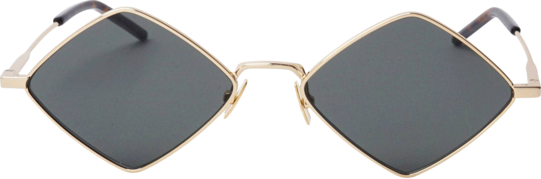 Lunettes de soleil Saint Laurent New Wave SL 302 LISA métal à forme géométrique - Or vue 2