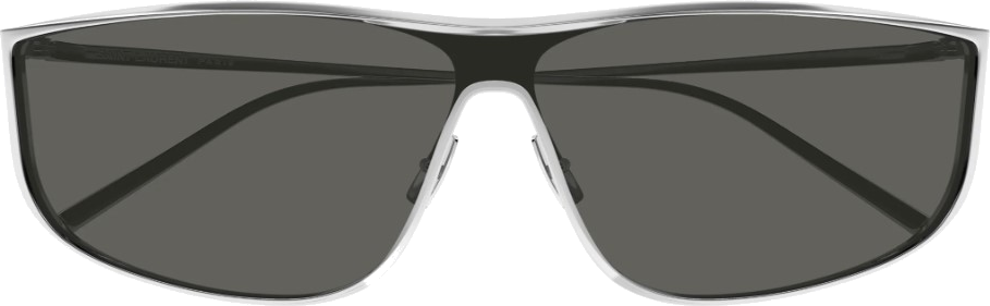 Lunettes de soleil Saint Laurent SL 605 LUNA monture métallique - Argent vue 3