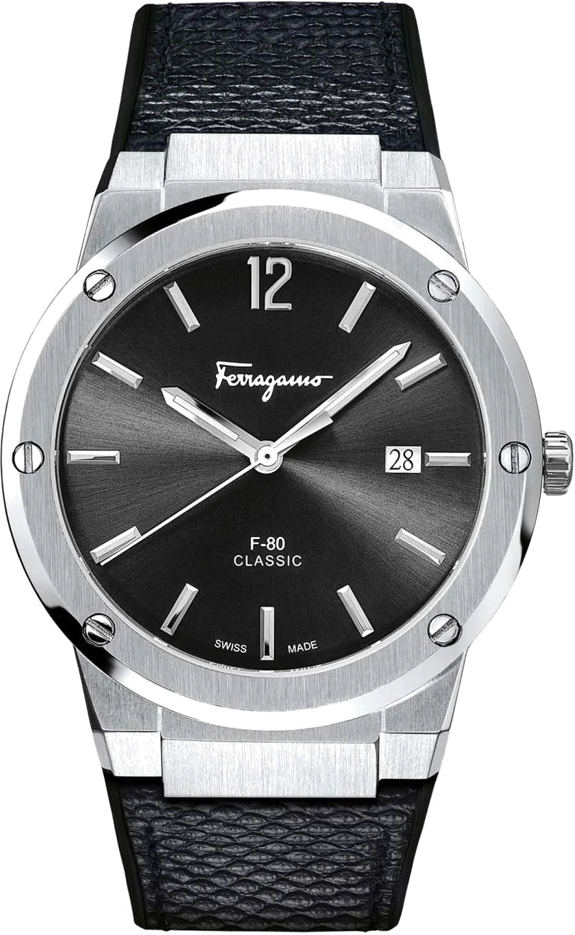 Montre Homme Salvatore Ferragamo SFDT00619 Acier et Silicone Noir